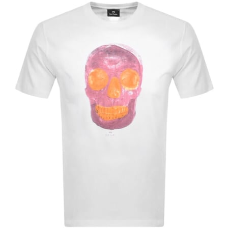 Product Image for PS By Paul Smith Skull T Shirt White