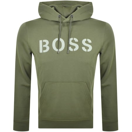 Product Image for BOSS Wetry Pullover Hoodie Khaki