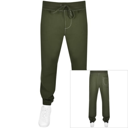 Product Image for True Religion Big T Jogging Bottoms Green