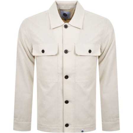 Product Image for Pretty Green Wool Overshirt Jacket Cream