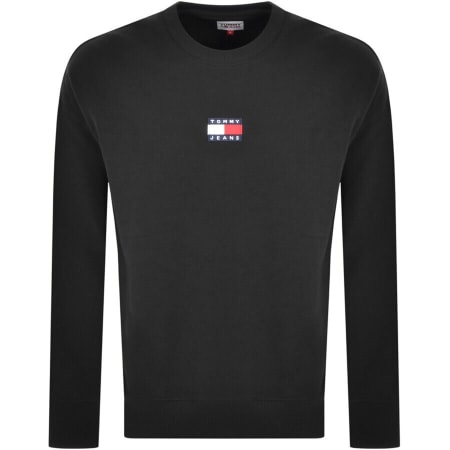 Product Image for Tommy Jeans Logo Badge Sweatshirt Black