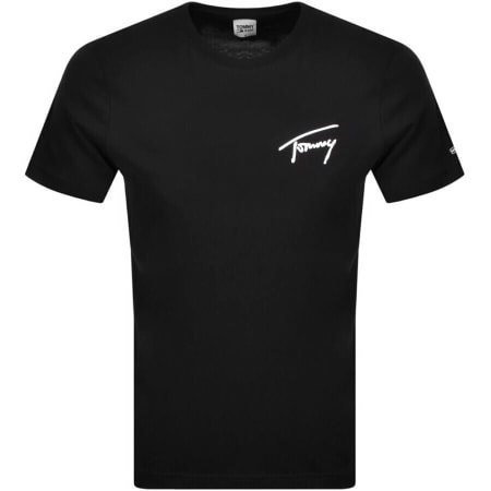 Product Image for Tommy Jeans Signature T Shirt Black