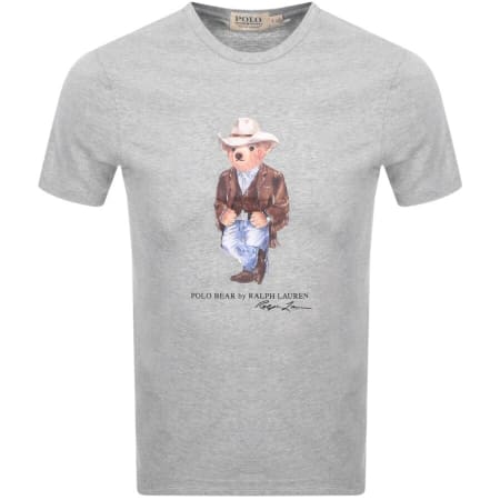 Product Image for Ralph Lauren Polo Logo T Shirt Grey
