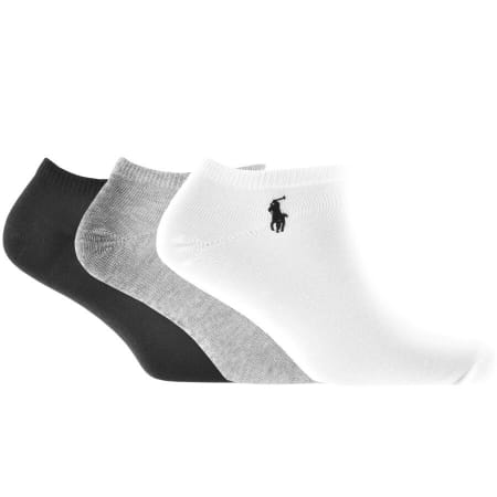 Product Image for Ralph Lauren 3 Pack Trainer Socks White