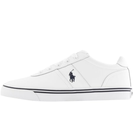 Product Image for Ralph Lauren Hanford Leather Trainers White