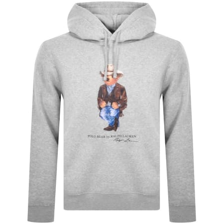Product Image for Ralph Lauren Loungewear Logo Hoodie Grey
