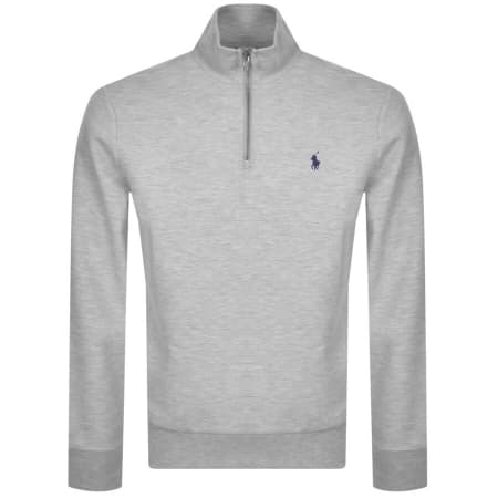Product Image for Ralph Lauren Half Zip Sweatshirt Grey