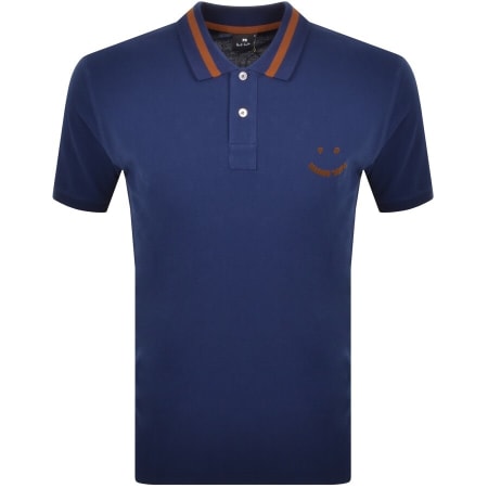 Product Image for PS By Paul Smith Happy Polo T Shirt Navy