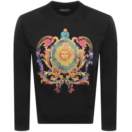 Product Image for Versace Jeans Couture Logo Sweatshirt Black