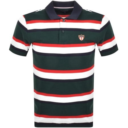 Product Image for Gant Banner Shield Polo T Shirt Green