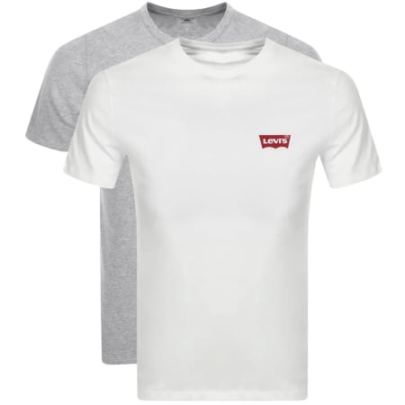 Product Image for Levis Original Two Pack Crew Neck T Shirt White