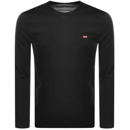 Product Image for Levis Original Logo Long Sleeve T Shirt Black