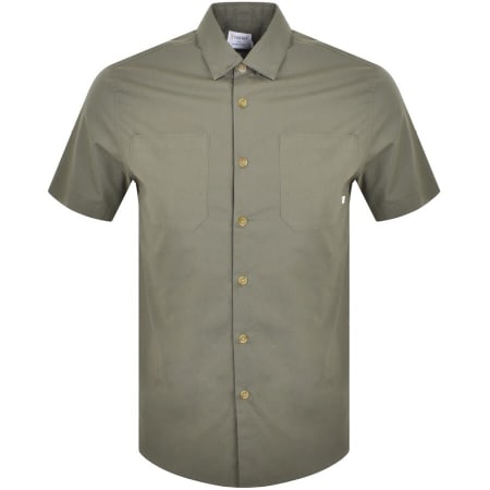 Product Image for Farah Vintage Wolstencroft Short Sleeve Shirt Gree