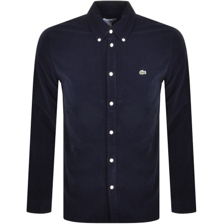 Product Image for Lacoste Corduroy Long Sleeved Shirt Navy