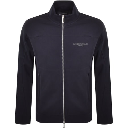Product Image for Emporio Armani Full Zip Sweatshirt Navy