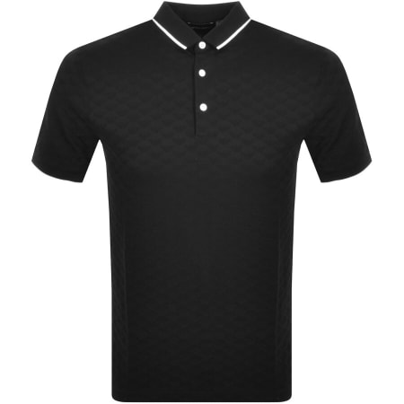 Product Image for Emporio Armani Short Sleeved Polo T Shirt Black