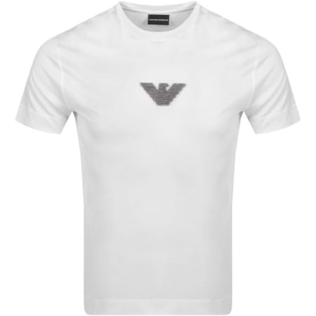Product Image for Emporio Armani Crew Neck Logo T Shirt White