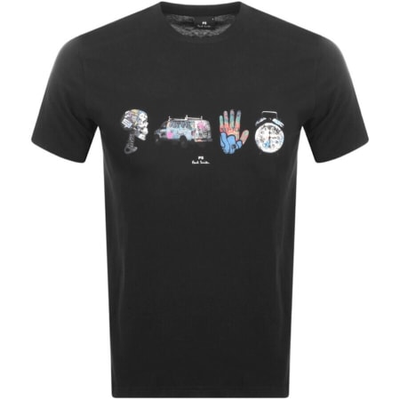 Product Image for PS By Paul Smith Graffati 4 T Shirt Black