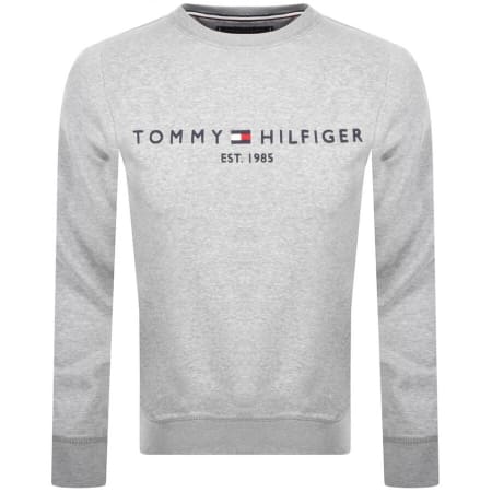 Product Image for Tommy Hilfiger Logo Sweatshirt Grey