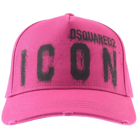 Product Image for DSQUARED2 Logo Baseball Cap Pink