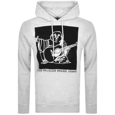 Product Image for True Religion Box Logo Hoodie Grey