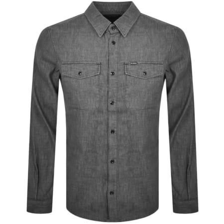Product Image for G Star Raw Slim Long Sleeved Shirt Grey
