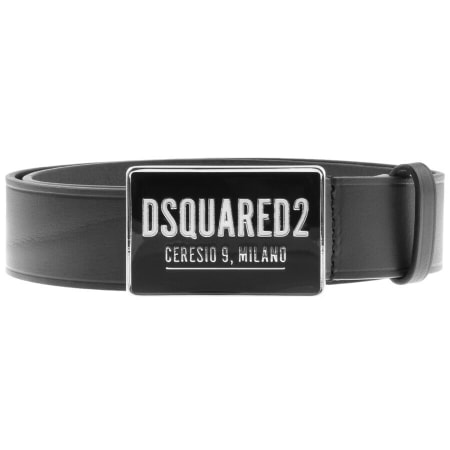 Product Image for DSQUARED2 Plaque Belt Black