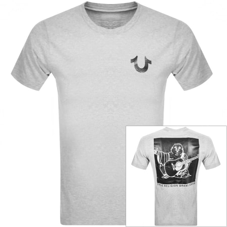 Product Image for True Religion Box Buddha Logo T Shirt Grey