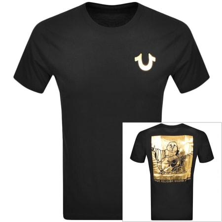 Product Image for True Religion Box Buddha Logo T Shirt Black
