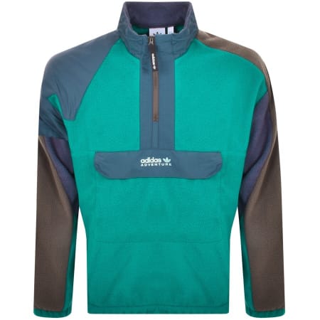 Product Image for adidas Originals Adventure Fleece Top Green