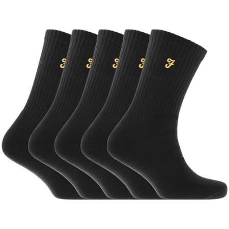 Product Image for Farah Vintage Tommley 5 Pack Socks Black