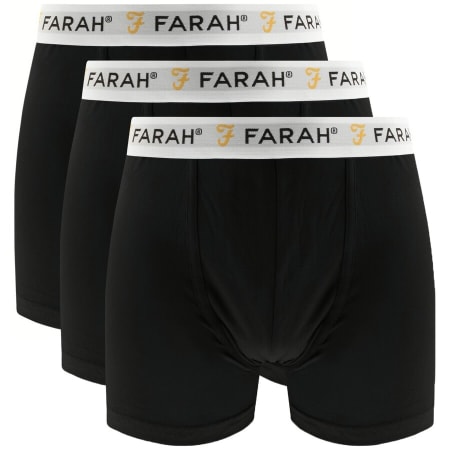 Product Image for Farah Vintage Pullsy 3 Pack Boxer Shorts Black