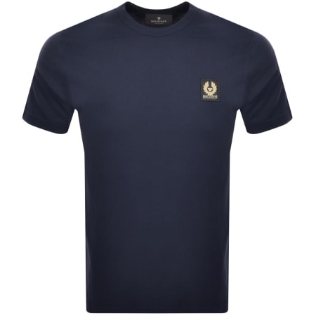 Product Image for Belstaff Short Sleeve Logo T Shirt Navy