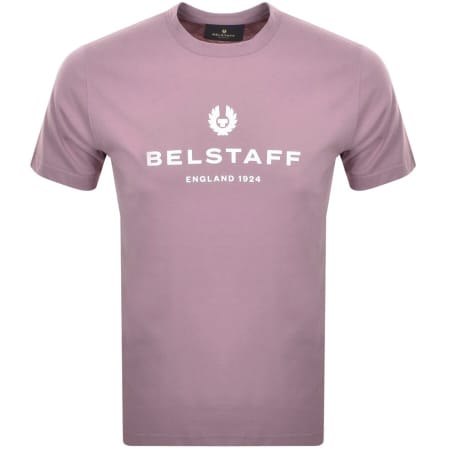 Product Image for Belstaff 1924 2 Logo T Shirt Lilac