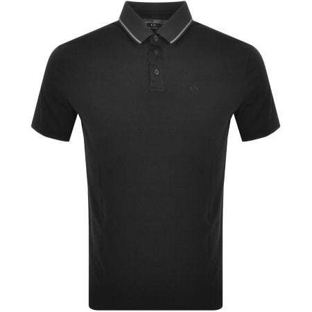 Product Image for Armani Exchange Short Sleeve Polo T Shirt Black