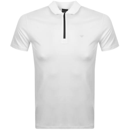 Product Image for Emporio Armani Short Sleeved Polo T Shirt White
