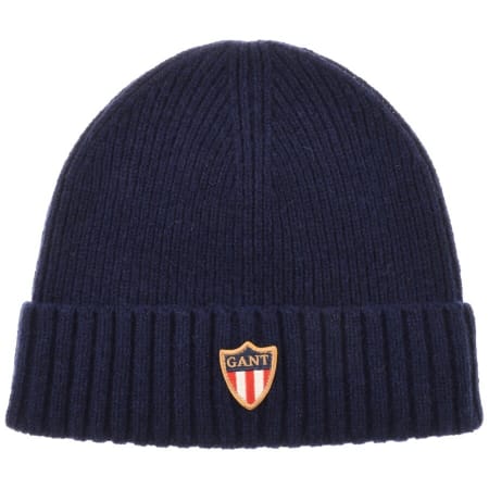 Product Image for Gant Archive Shield Beanie Hat Blue