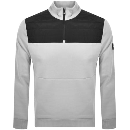 Product Image for Calvin Klein Half Zip Tech Sweatshirt Grey