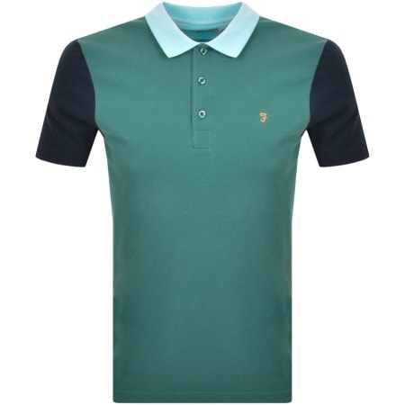 Product Image for Farah Vintage Rose Short Sleeve Polo T Shirt Green