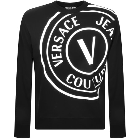 Product Image for Versace Jeans Couture Logo Sweatshirt Black
