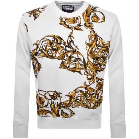 Product Image for Versace Jeans Couture Logo Sweatshirt White