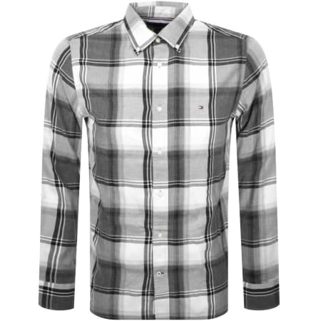 Product Image for Tommy Hilfiger Long Sleeve Check Shirt Grey