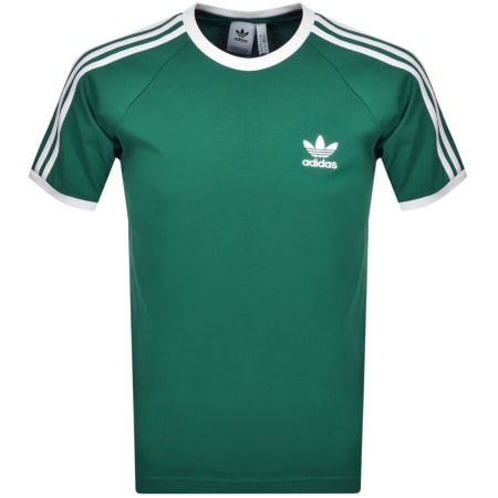 Product Image for adidas Originals 3 Stripe T Shirt Green