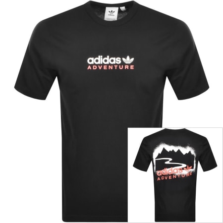 Product Image for adidas Originals Adventure Mountain T Shirt Black