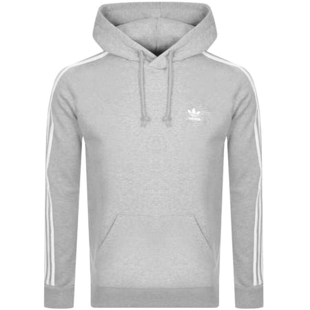 Product Image for adidas Originals 3 Stripes Hoodie Grey