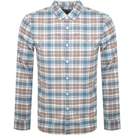Product Image for Farah Vintage Brewer Check Long Sleeve Shirt Beige