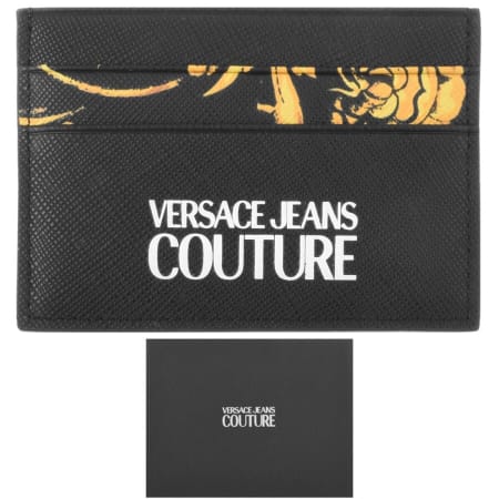 Product Image for Versace Jeans Couture Baroque Cardholder Black