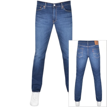 Product Image for Levis 511 Mid Wash Slim Fit Jeans Navy