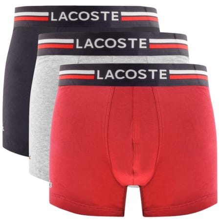Product Image for Lacoste Underwear Triple Pack Boxer Trunks Navy