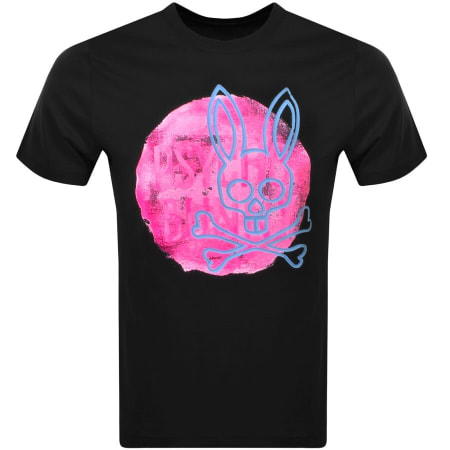 Product Image for Psycho Bunny Arnell Logo Crew Neck T Shirt Black